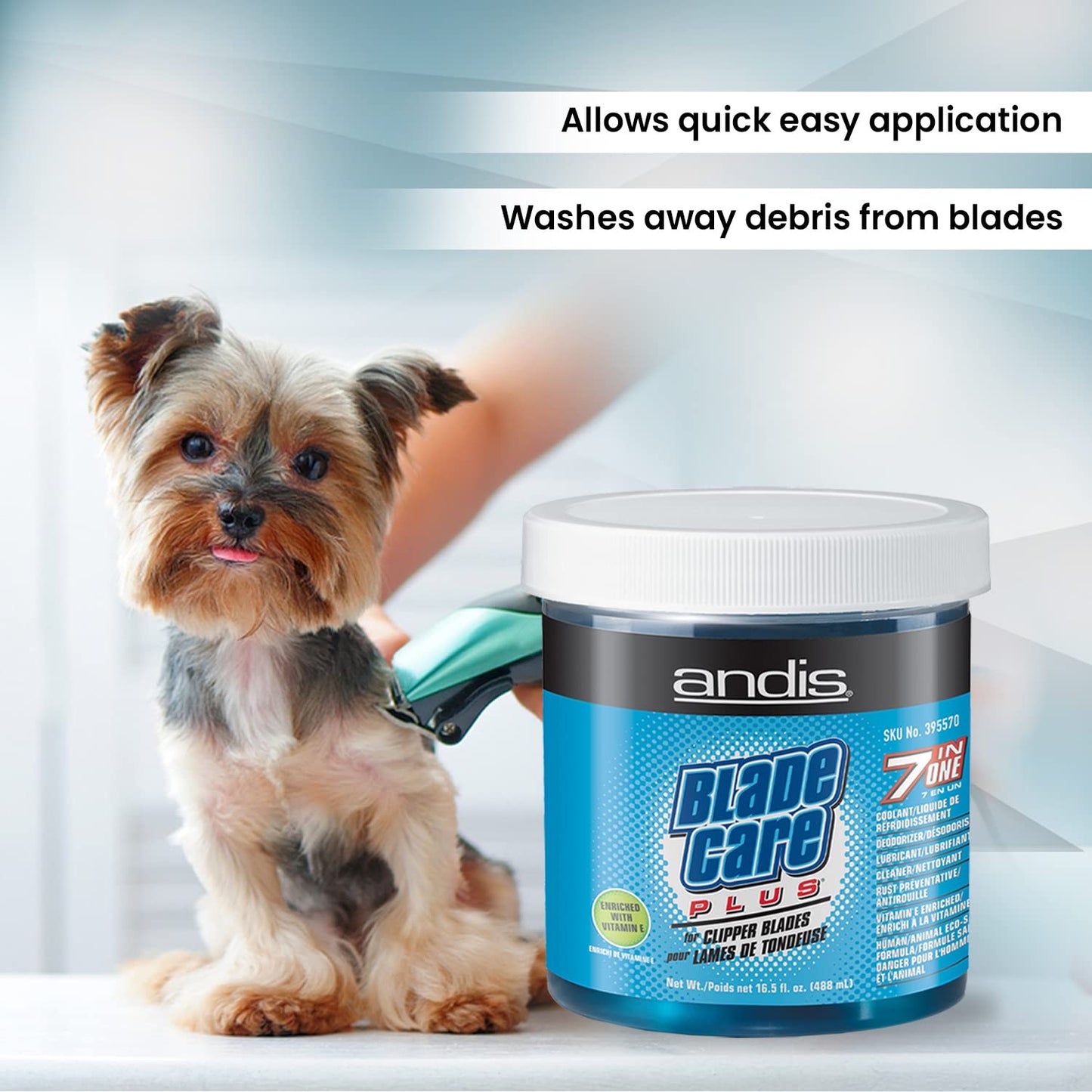 Lavender Andis Blade Care Plus Jar