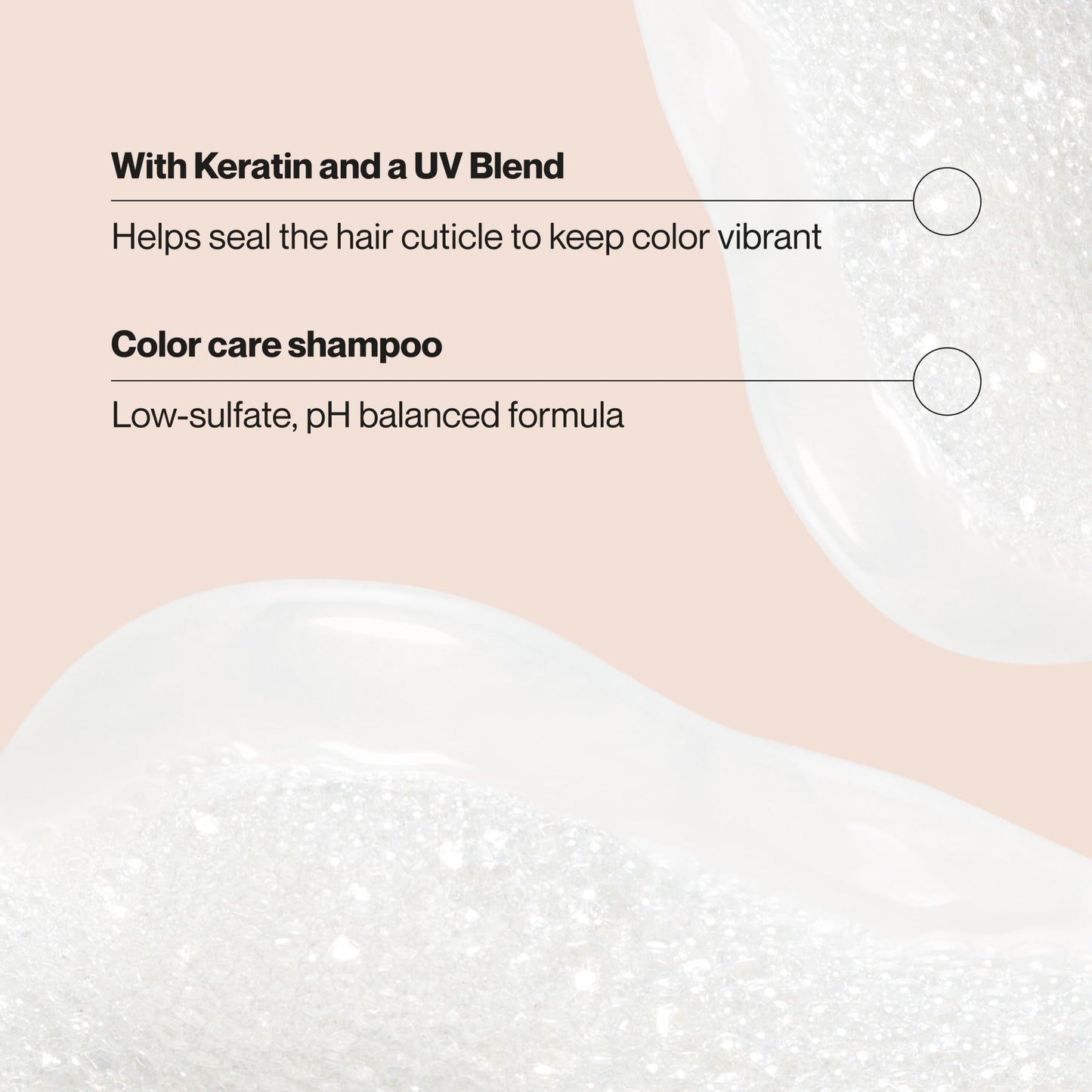 Lavender Suave Keratin Infusion Color Care Shampoo For Color Treated Hair, Anti Fade & 48HR Frizz Control, Smooths & Adds Shine, 28 FL OZ Pump, 4 Count