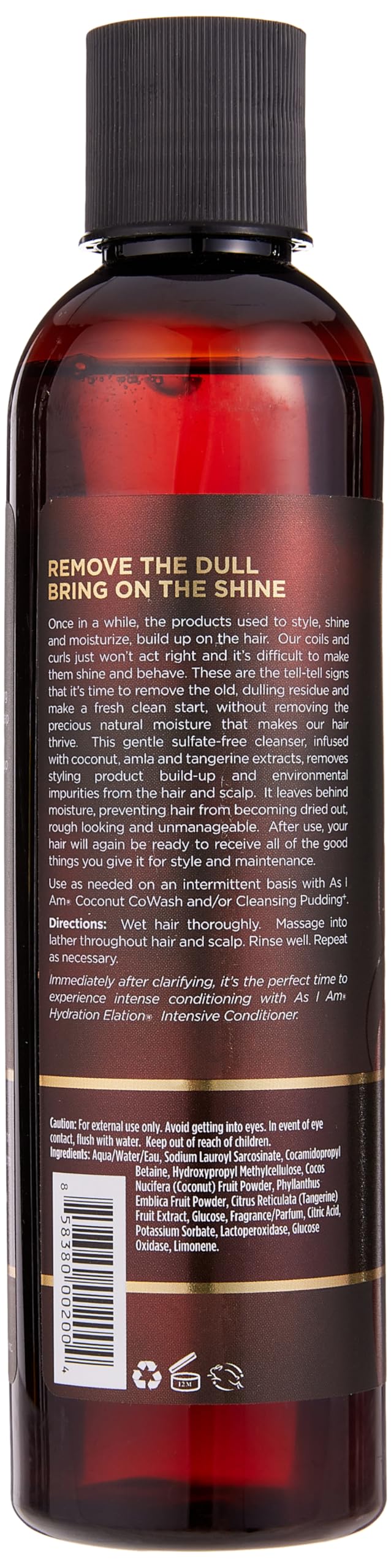 Dim Gray As I Am Curl Clarity Shampoo, 8 oz (Pack of 3)