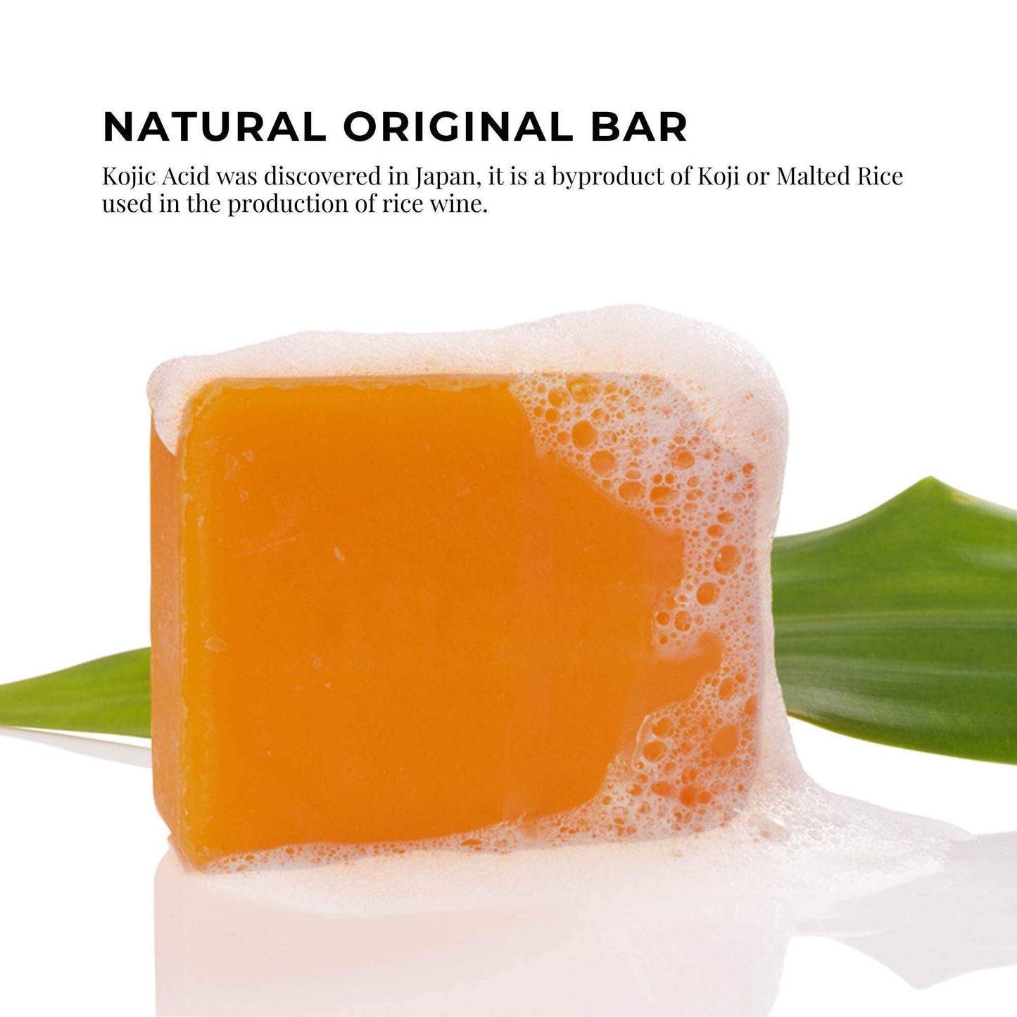 White Smoke Kojie San Original Kojic Acid Soap for Face and Body – Dark Spot Remover, Gentle Cleansing Bar with Coconut Oil, Tea Tree Oil, and Glycerin – Helps Improve Skin Appearance – 65g x 1 Bar