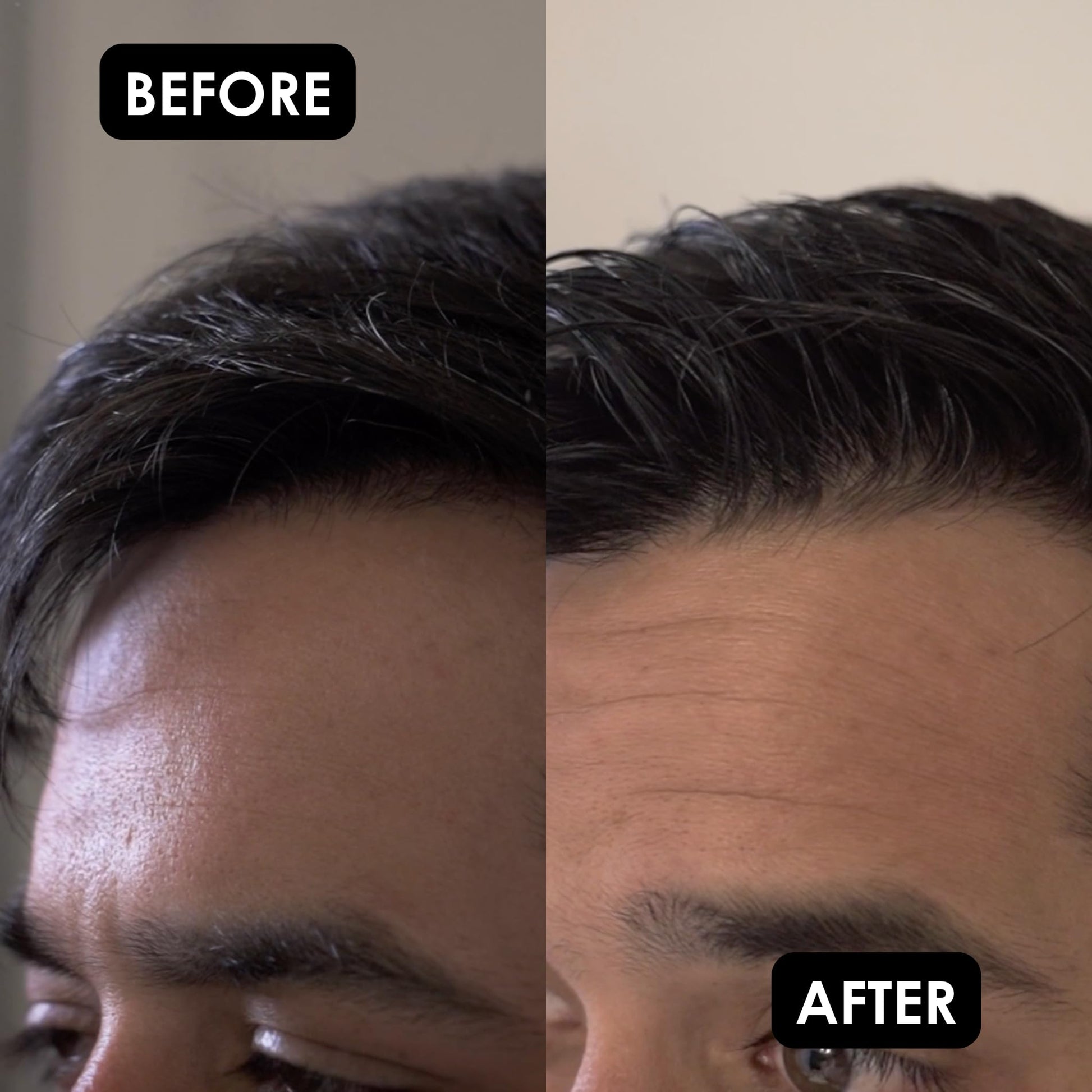 Dim Gray Rolda Black Hair Gel for Men - Medium Hold Styling Gel with Activated Charcoal for Wet Look - Covers Grays & Enhances Black Hair - Flake + Alcohol Free (8.81 oz)