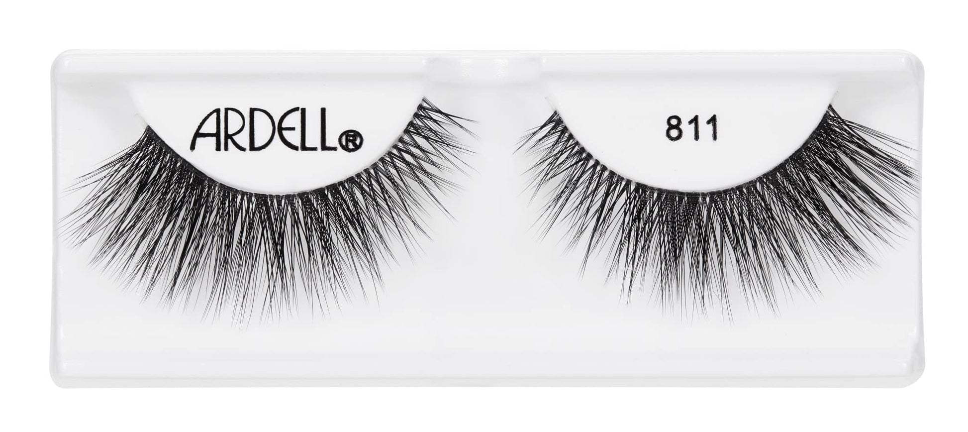 Lavender Ardell Faux Mink 811 Black False Lashes, Lightweight with Invisiband, 4 Pairs