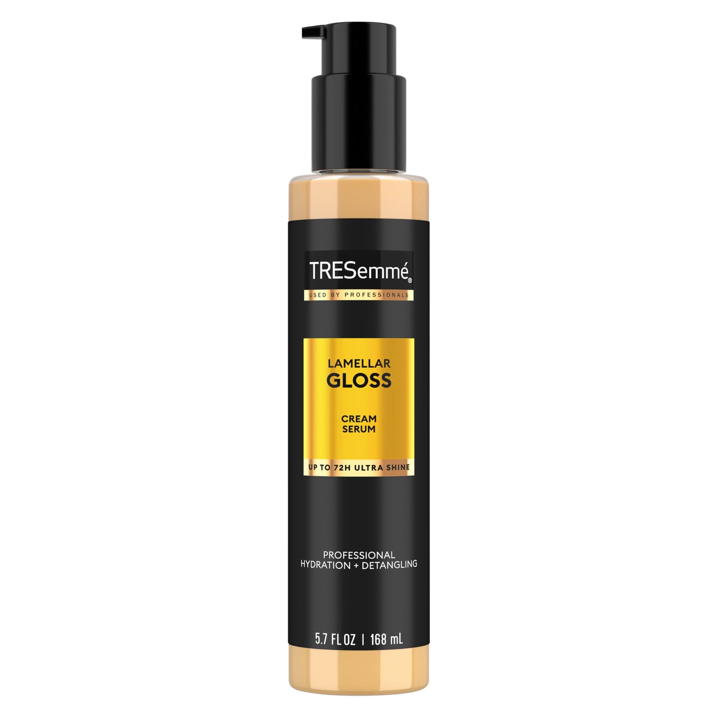 Dark Slate Gray TRESemmé Hydrating & Detangling Cream Serum Lamellar Gloss Ultra Shine Up to 72H 5.7 Fl Oz