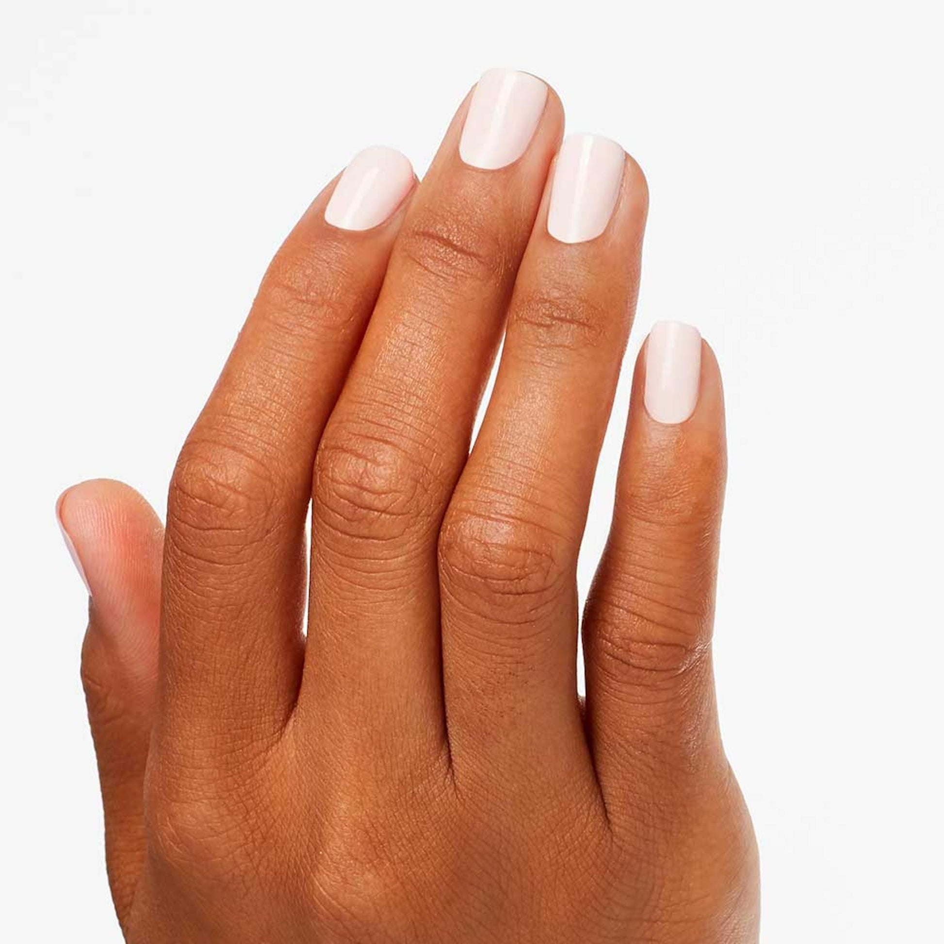 White Smoke OPI Infinite Shine Beyond the Pale Pink | Opaque Nude Pale Pink Crème Long Wear Nail Polish | Vegan, Long Lasting, Streak Free