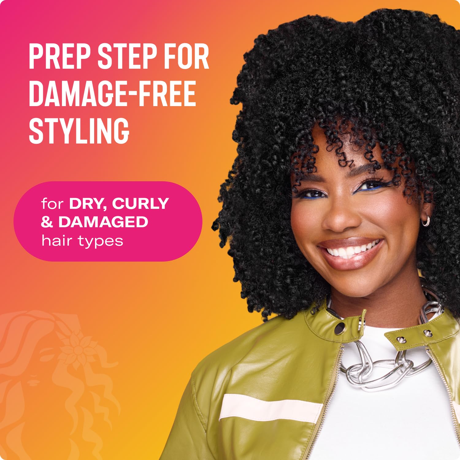Black Mielle Organics Babassu & Mint Damage Repair Leave-In Conditioner for Damage Free Styling, 6.7 Ounce