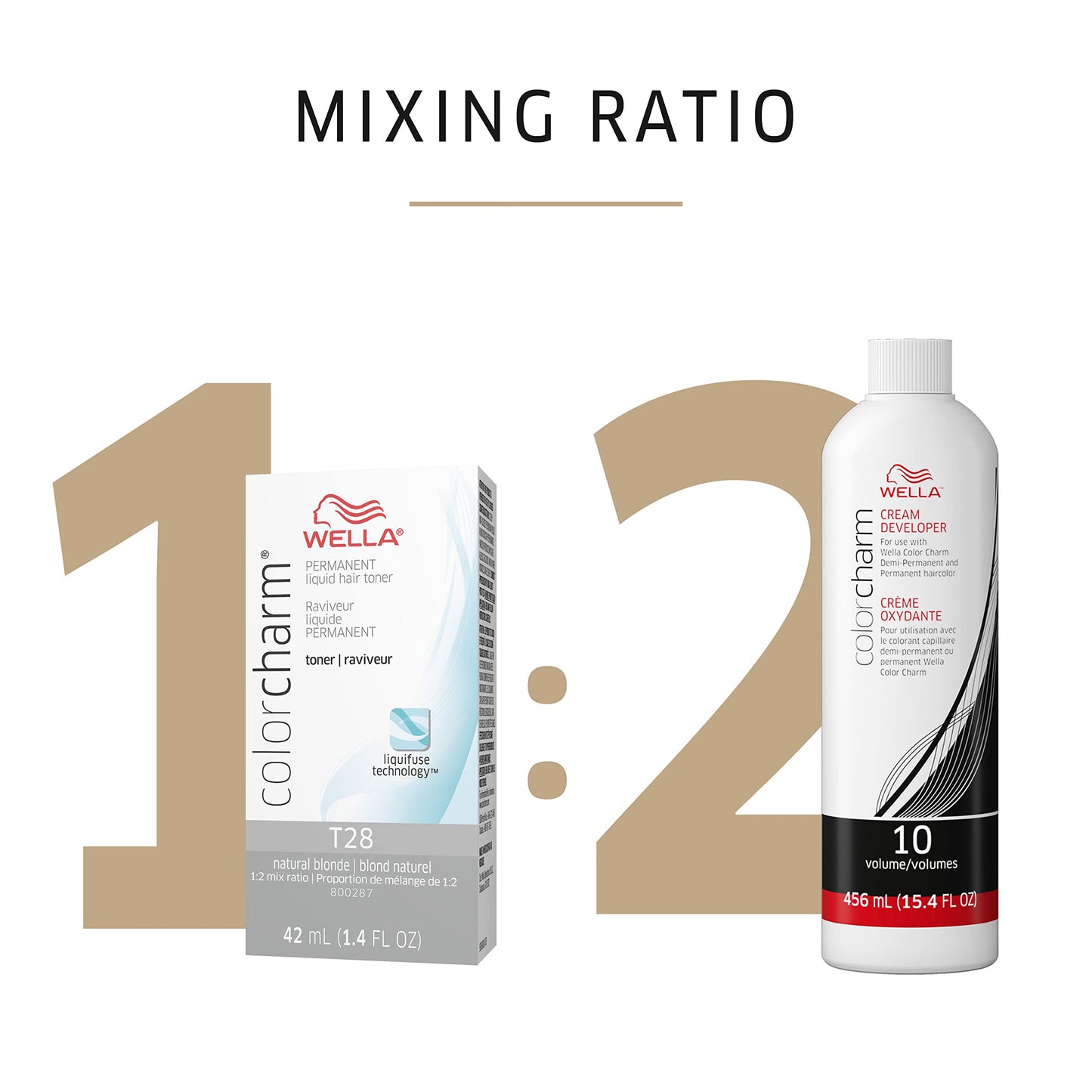 White Smoke WELLA Color Charm Invigo Brilliance Color Protection Shampoo & Conditioner, For Fine Hair + Hair Toner, Neutralize Brass, T28 Natural Blonde