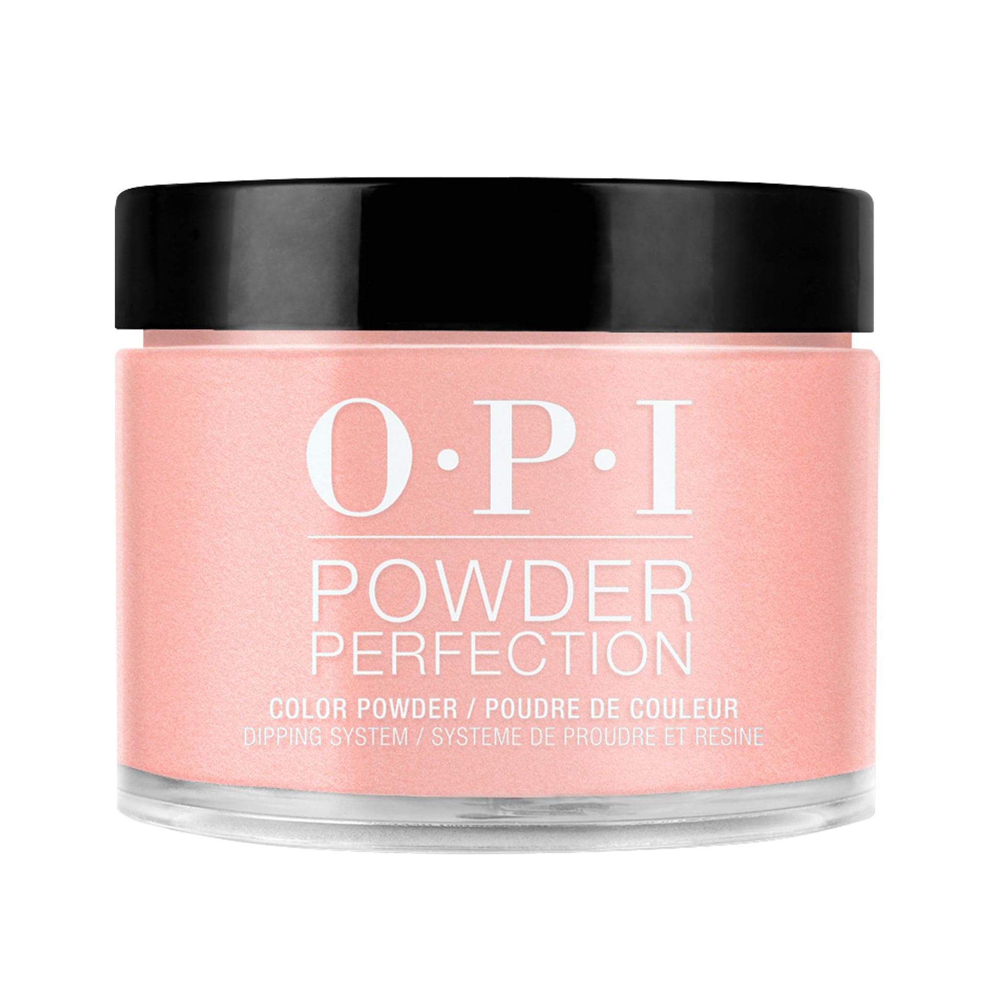 Pink OPI Powder Perfection Keep It Surreal | Sheer Pastel Coral Shimmer Nail Dipping Powder | OPI'm Dreaming Collection