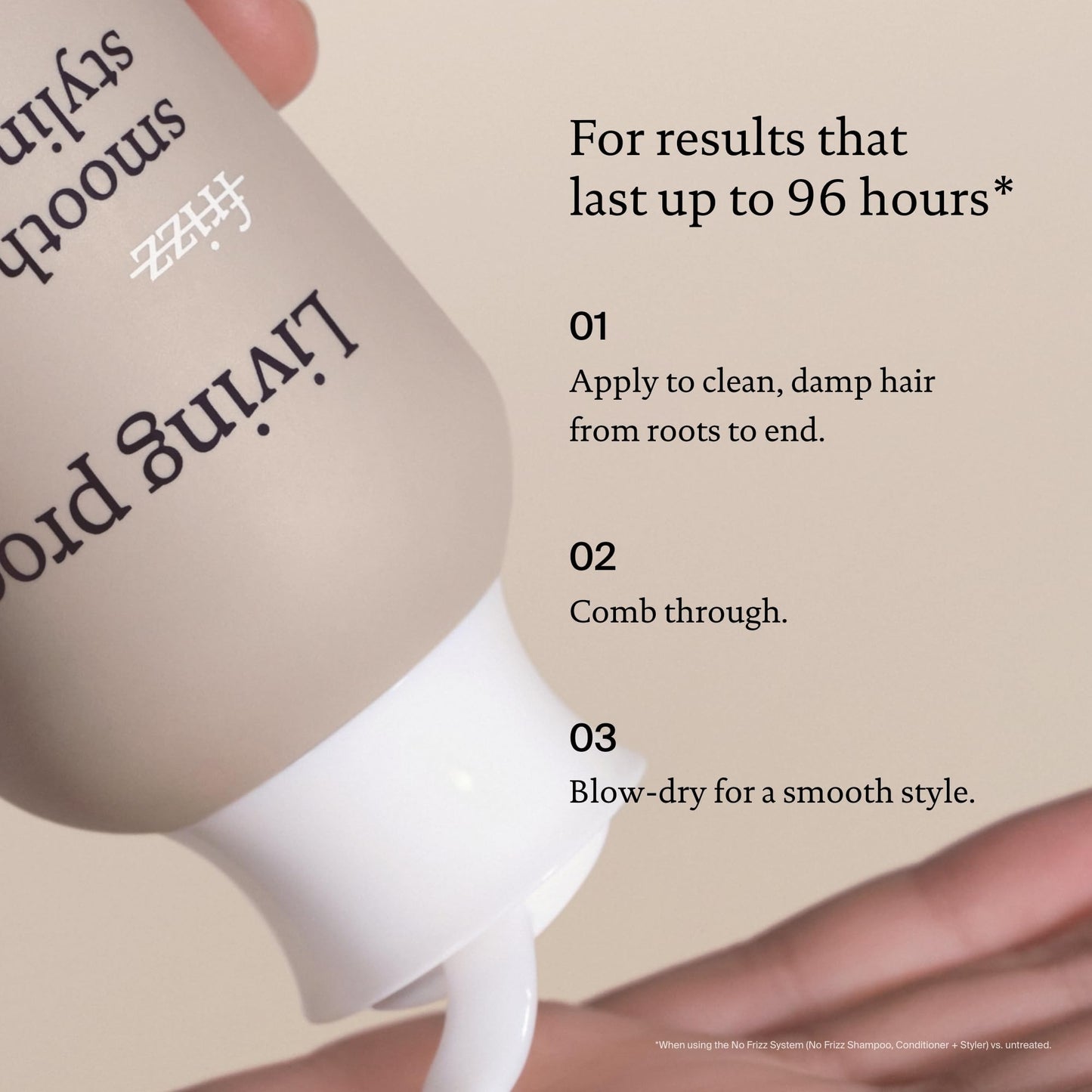 Gray Living Proof No Frizz Smooth Styling Cream
