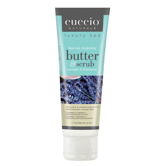 White Smoke Cuccio  Cina Pro  Star Pro Cuccio Butter & Scrub - Lavender & Chamomile
