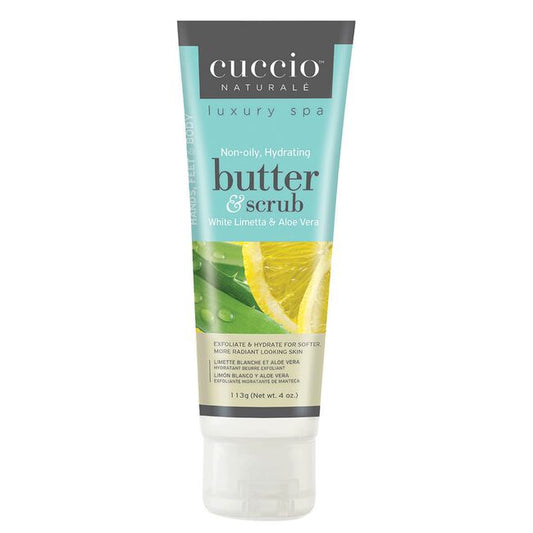 White Smoke Cuccio  Cina Pro  Star Pro White Limetta & Aloe Vera Hydrating Butter & Scrub