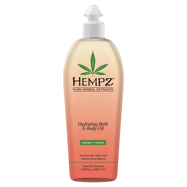 White Smoke Hempz Hydrating Bath & Body Oil