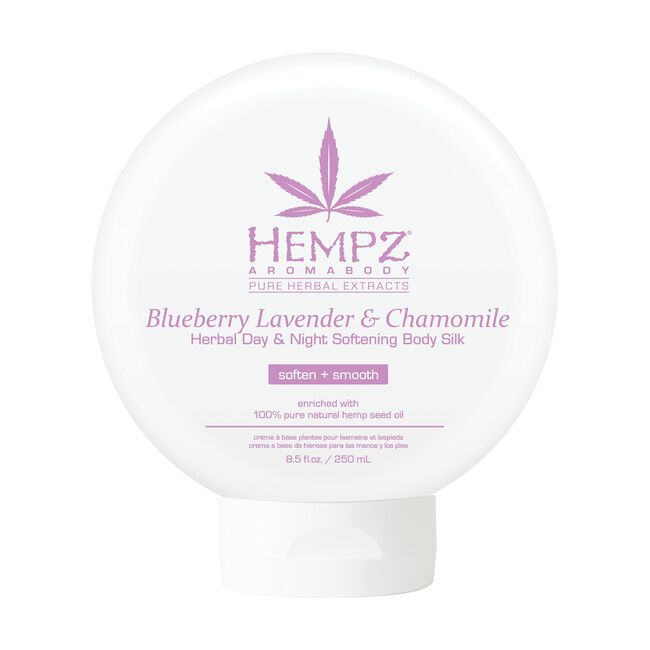 White Smoke Hempz Blueberry Lavender & Chamomile Softening Body Silk