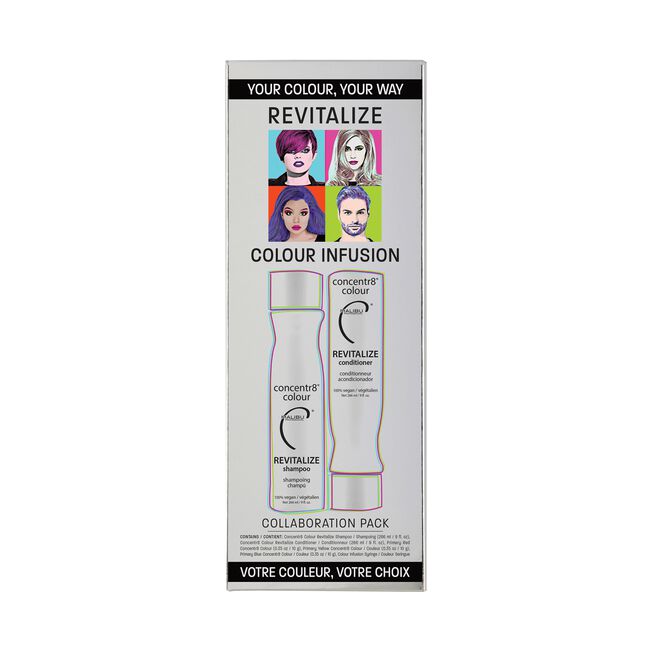 Gray Malibu C Concentr8 Revitalize Infusion Kit