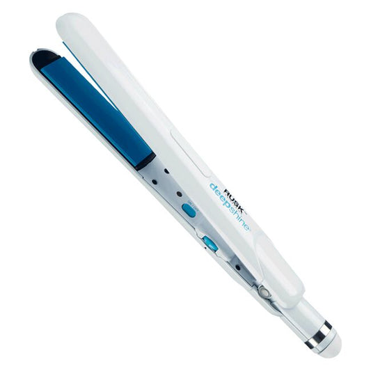 White Smoke Rusk Deepshine Ceramic Str8 Iron 1 Inch
