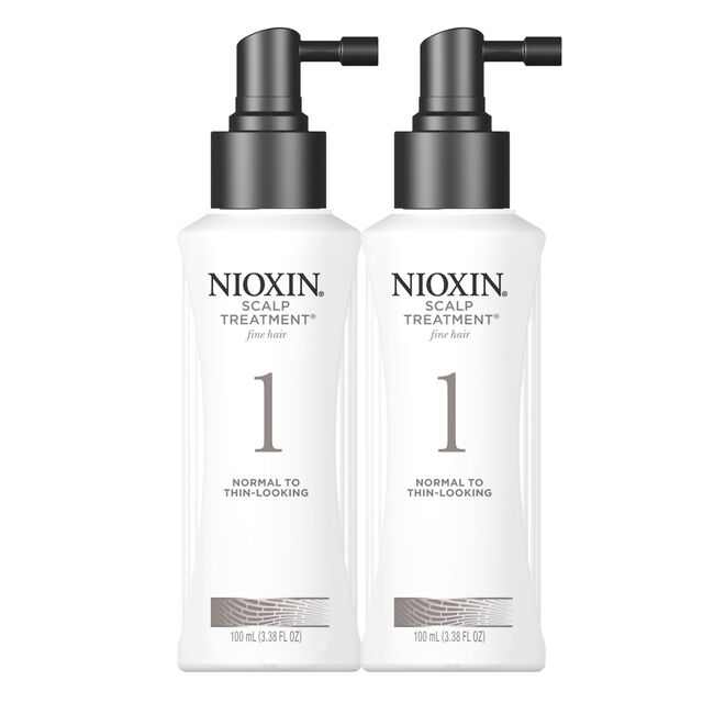 White Smoke Nioxin System 1 Scalp Treatment Duo