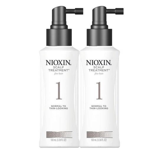 White Smoke Nioxin System 1 Scalp Treatment Duo