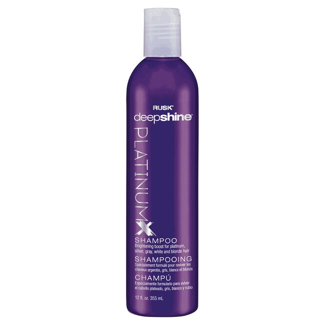 White Smoke Rusk Deepshine PlatinumX Shampoo