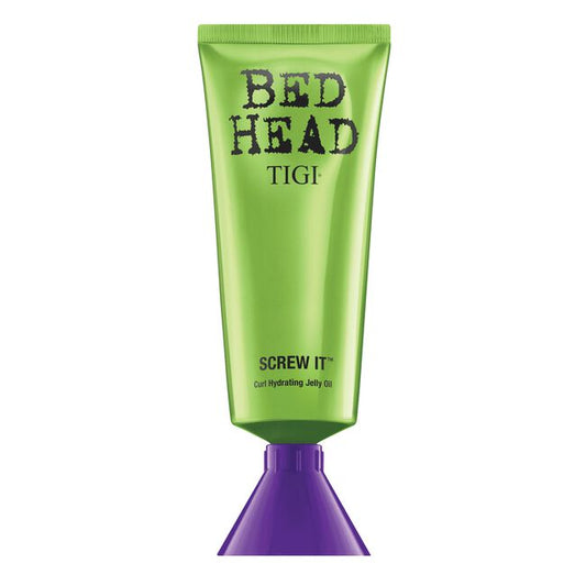 White Smoke TIGI Bed Head - Screw It Curl Hydrating Jelly Oil