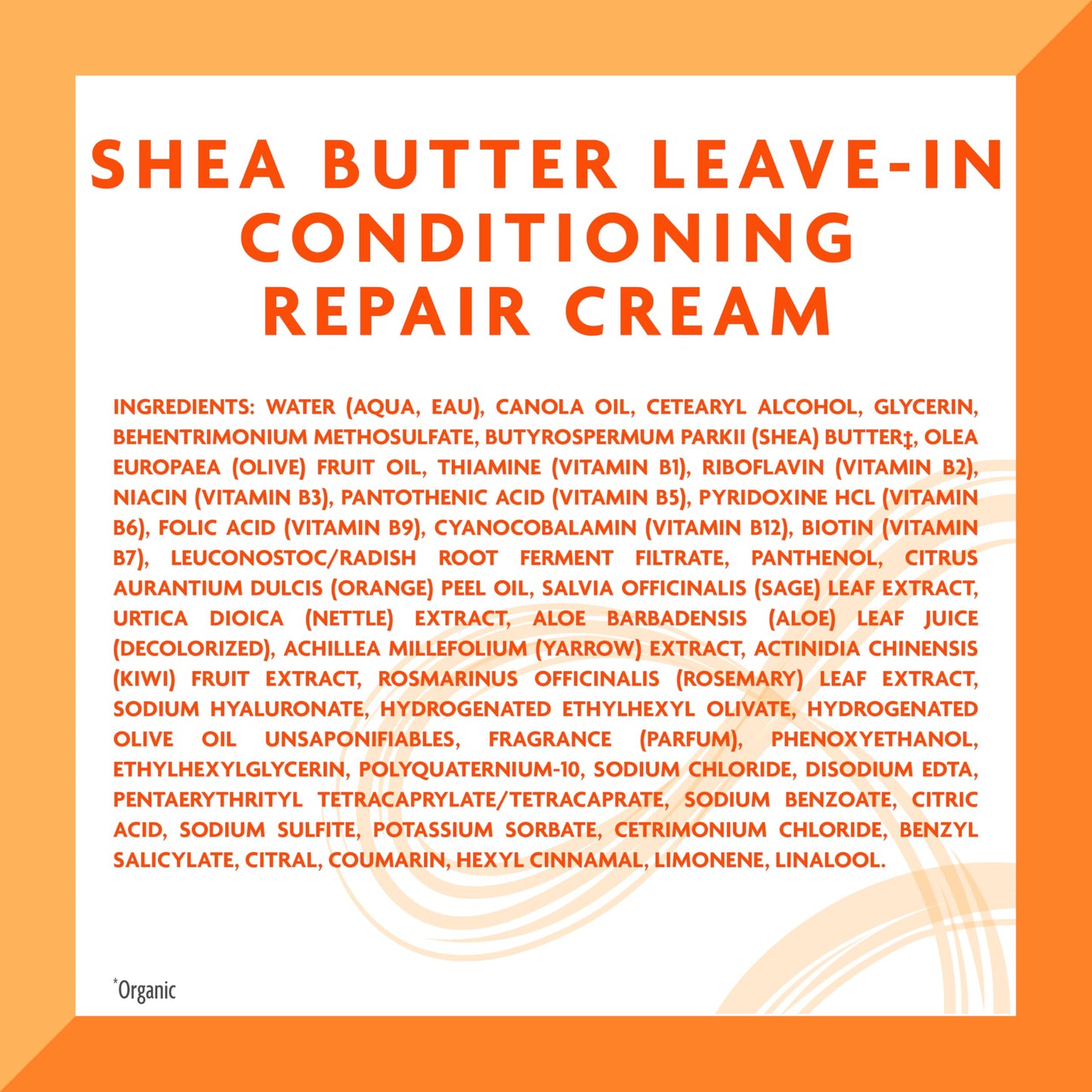 White Smoke Cantu Leave-In Conditioning Repair Cream with Shea Butter, 16 oz