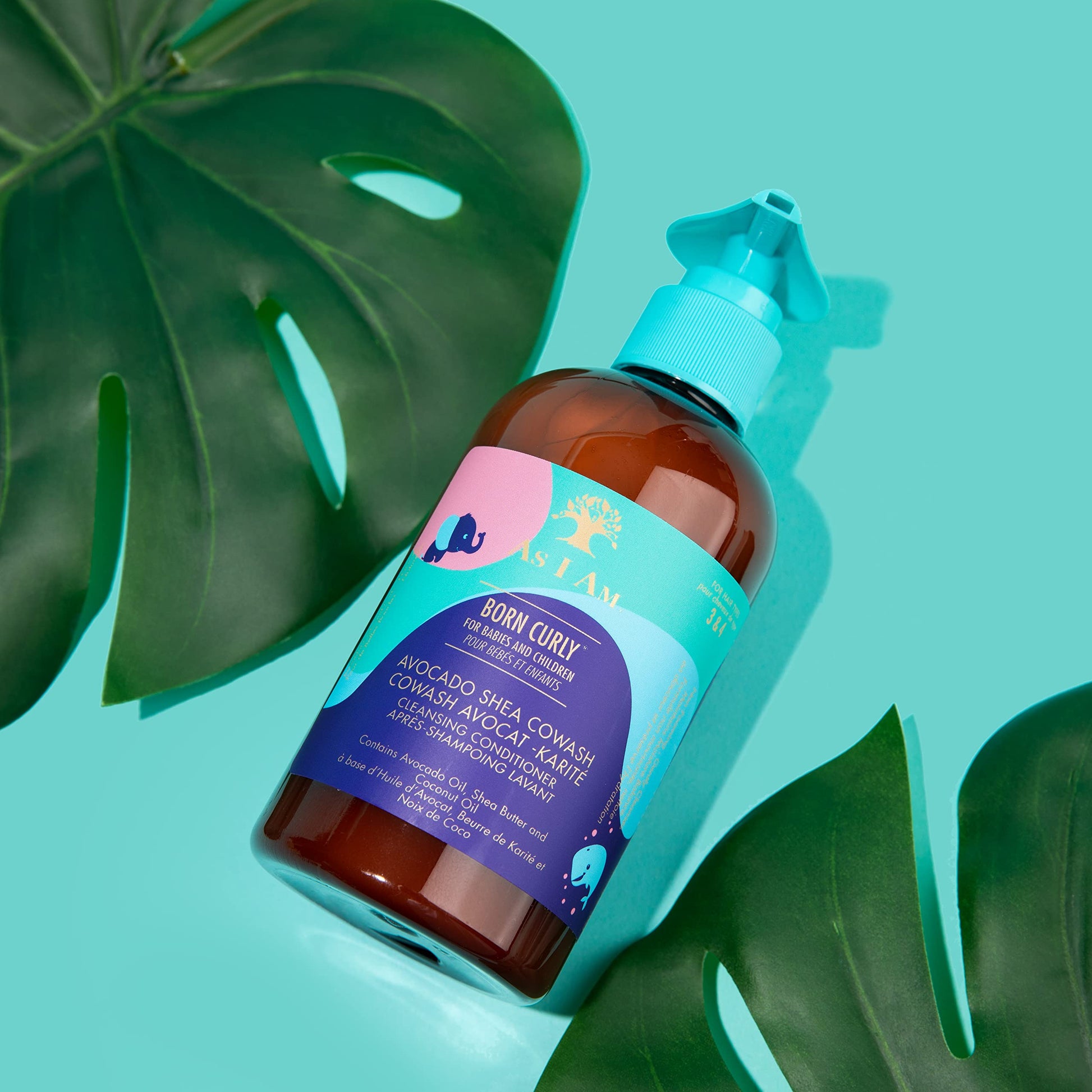 Medium Aquamarine As I Am Born Curly Avocado Shea Cowash 8oz