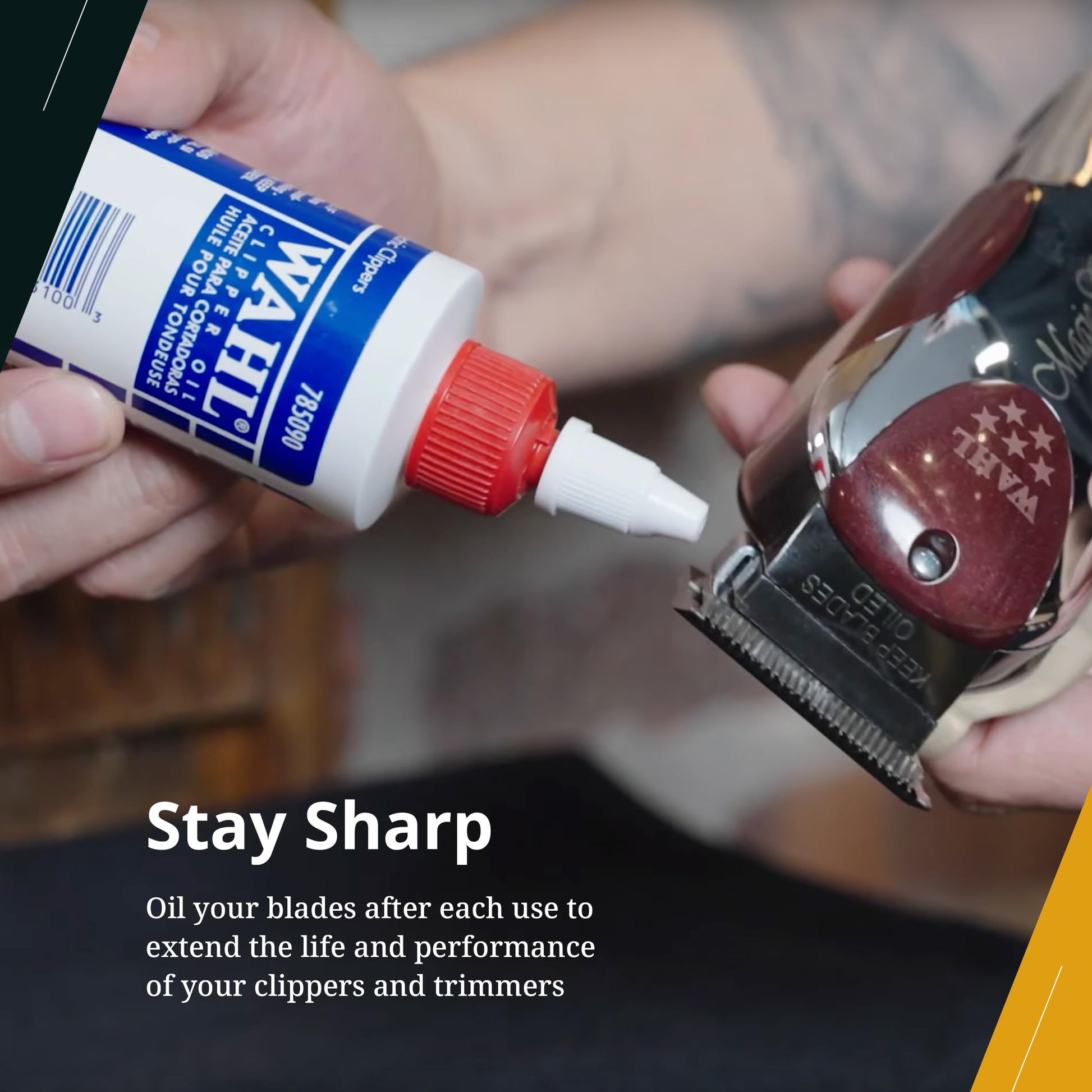 Dark Slate Gray Wahl Professional Clipper Oil, Lubricant for Clippers, Trimmers, and Blades, Extends Blade Life, Reduces Heat and Friction, 4 Fl Oz