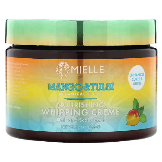 Dark Slate Gray Mielle Nourishing Whipping Creme Mango & Tulsi 12 Oz (Pack of 1)