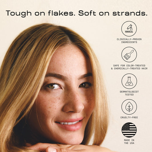 Misty Rose Jupiter Anti Dandruff Shampoo, Conditioner & Serum for Flaky, Itchy, Oily & Dry Scalp - Nourishes Scalp, Reduces Breakage & Flakes - Color-Safe, Sulfate-Free, Paraben-Free