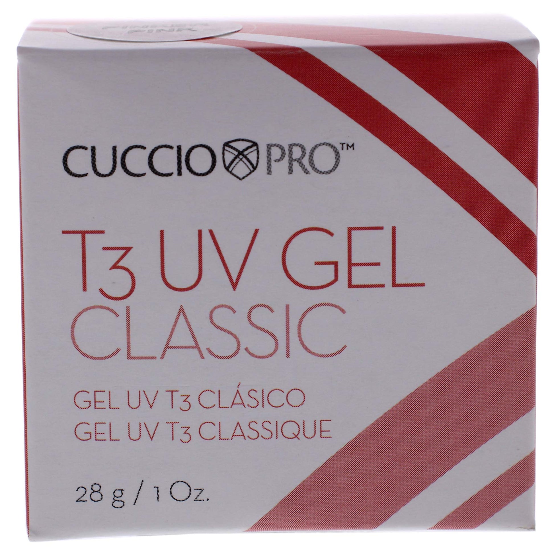 Dark Gray Cuccio Pro T3 UV Gel Classic - Easy Application - Strength And Durability - High Shine And Odor Free - Maintains Natural Nail Thickness - Optimal For Short Nail Beds - Pinker Pink - 1 Oz Nail Gel