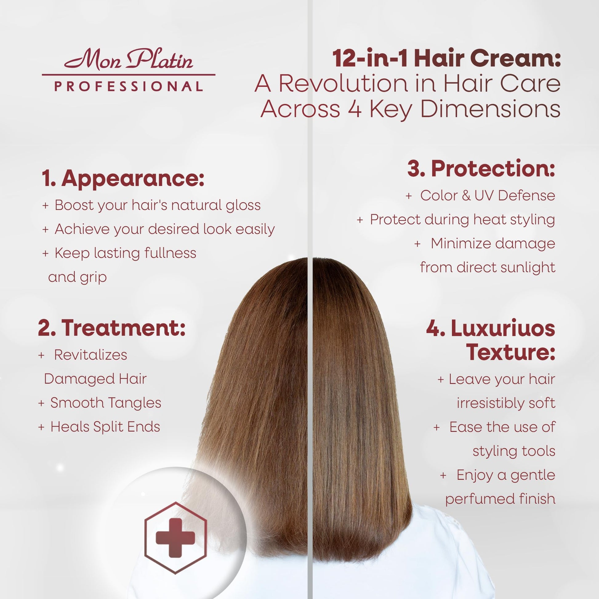 Lavender Mon Platin Hair Mask & Spray Bundle – Deep Conditioning & Heat Protection for Dry, Color-Treated Hair