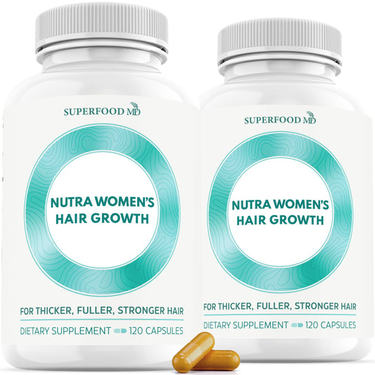 White Smoke Women's Balance Hair Growth Supplements, Ages 45 and Up, Customer Proven for Visibly Thicker Hair and Scalp Coverage, Soy-Free, Made with 26 Ingredients including Beta Carotenes - 2 Month Supply