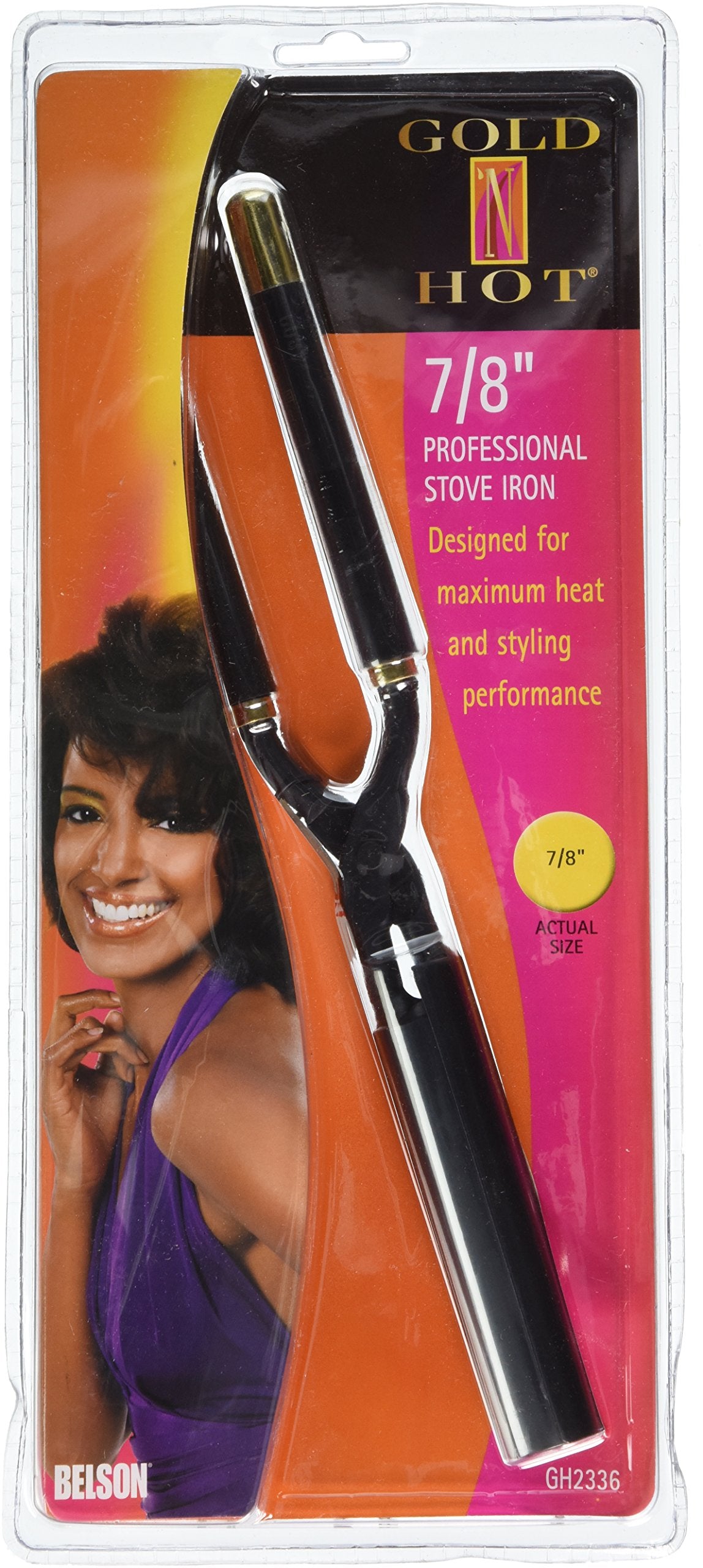 White Smoke Gold 'N Hot Professional Stove Iron, 7/8 Inch