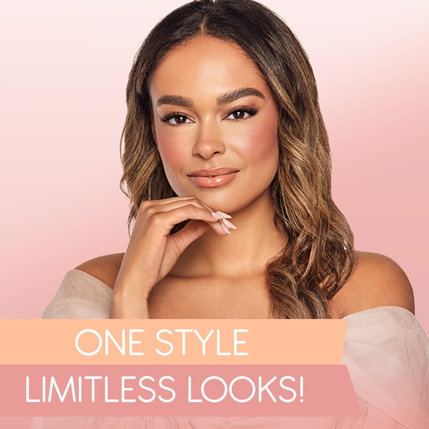 Misty Rose Ardell False Eyelashes Naked My Way 434 - Natural Look, Soft and Lightweight Strip Lashes, 4 Pairs, 1 Pack