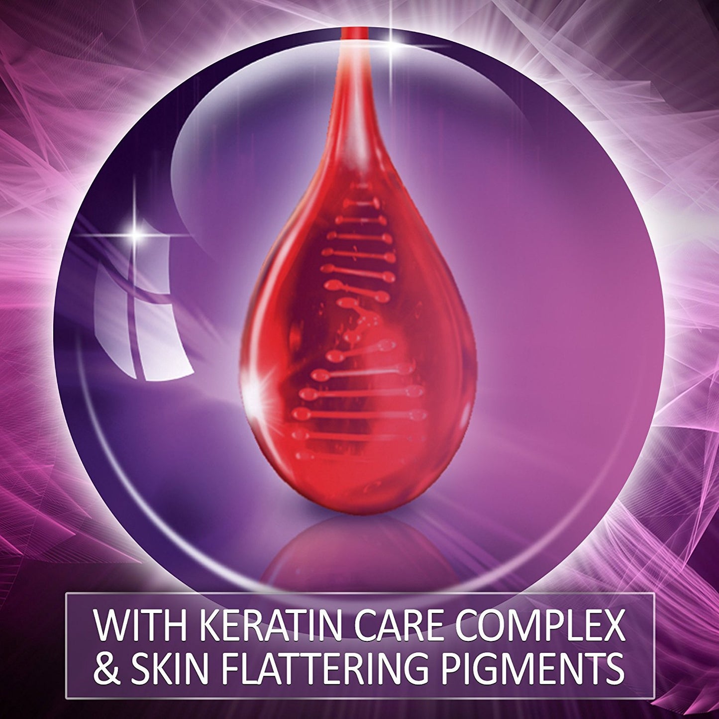 Pale Violet Red Schwarzkopf Keratin Color Anti-Age Hair Color Cream, 4.7 Bordeaux Red (Packaging May Vary)