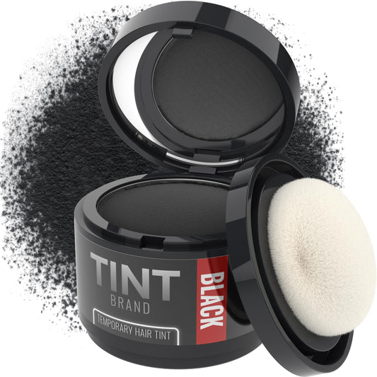 White Smoke TINT Root Cover Up Black Hair Powder for Women & Men, Gray Cover Up, Root Touch Up Hair Color Powder