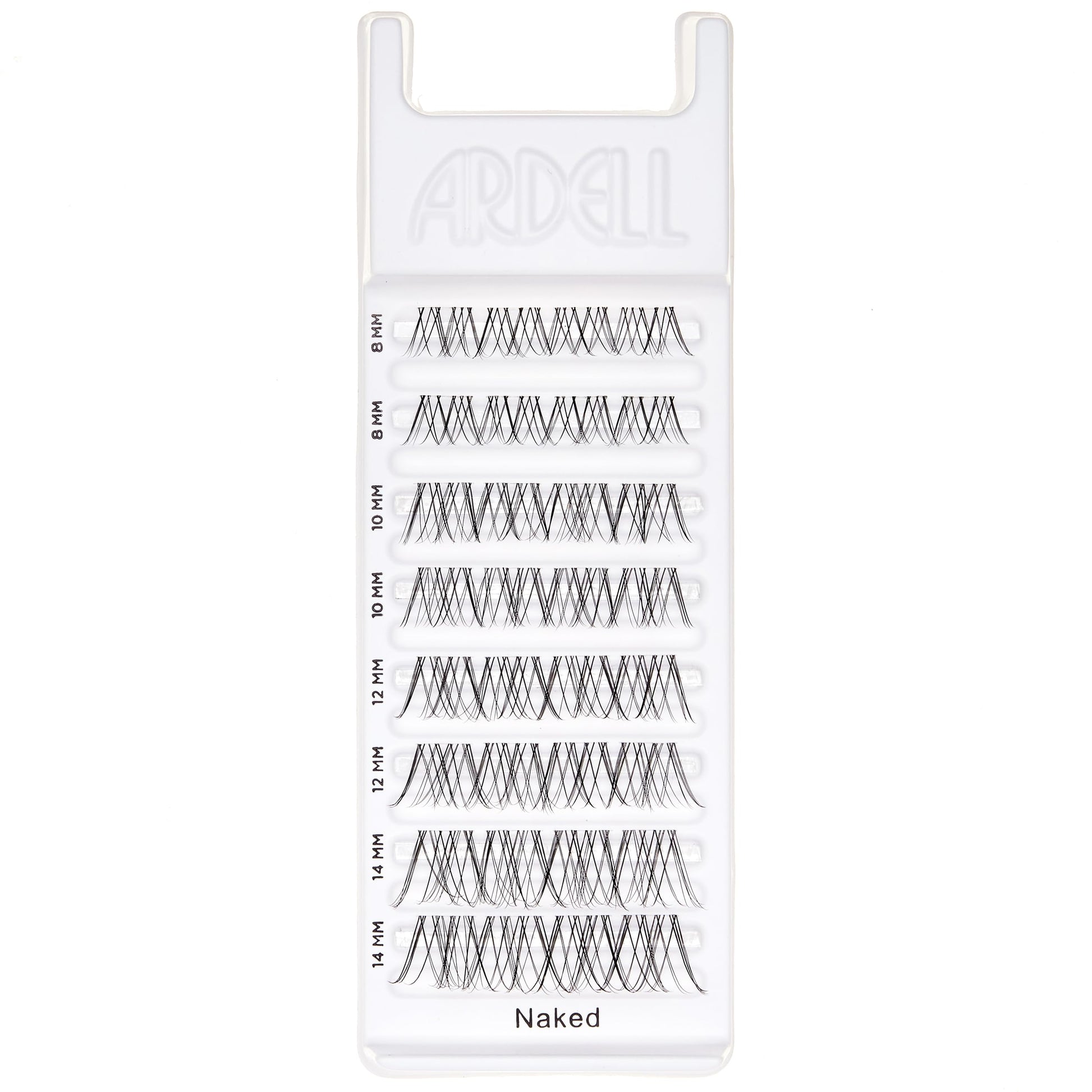 White Smoke Ardell Seamless Underlash Naked Lashes DIY Lash Clusters – Cluster Lashes Natural Eyelash Clusters with Invisiband, Cluster Eyelash Extensions, Lash Extension, 32 ct