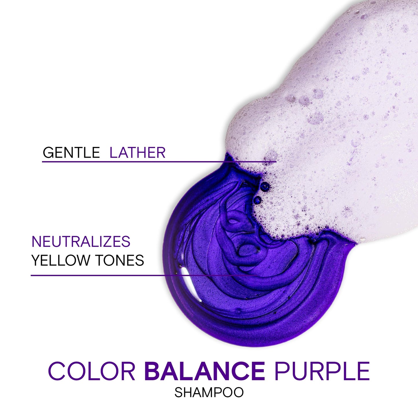 White Smoke Joico Color Balance Purple Shampoo | For Cool Blonde, Gray Hair | Eliminate Brassy Yellow Tones | Boost Color Vibrancy & Shine | UV Protection | With Rosehip Oil & Green Tea Extract | 10.1 Fl Oz