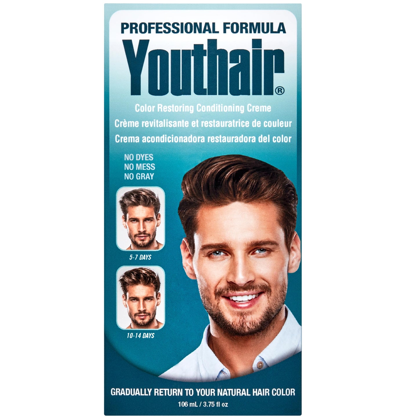 Alice Blue Youthair Crème – Hair Color Restoring Conditioning Formula for Gray Hair Coverage, Made in USA, 3.75 oz