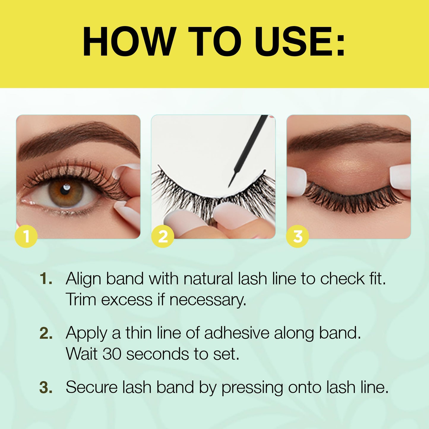 Light Gray Ardell Active Lash - Speedy, False Eyelashes, Water-Resistant, Lightweight, Strip Lashes, 4 Pairs, 1-Pack