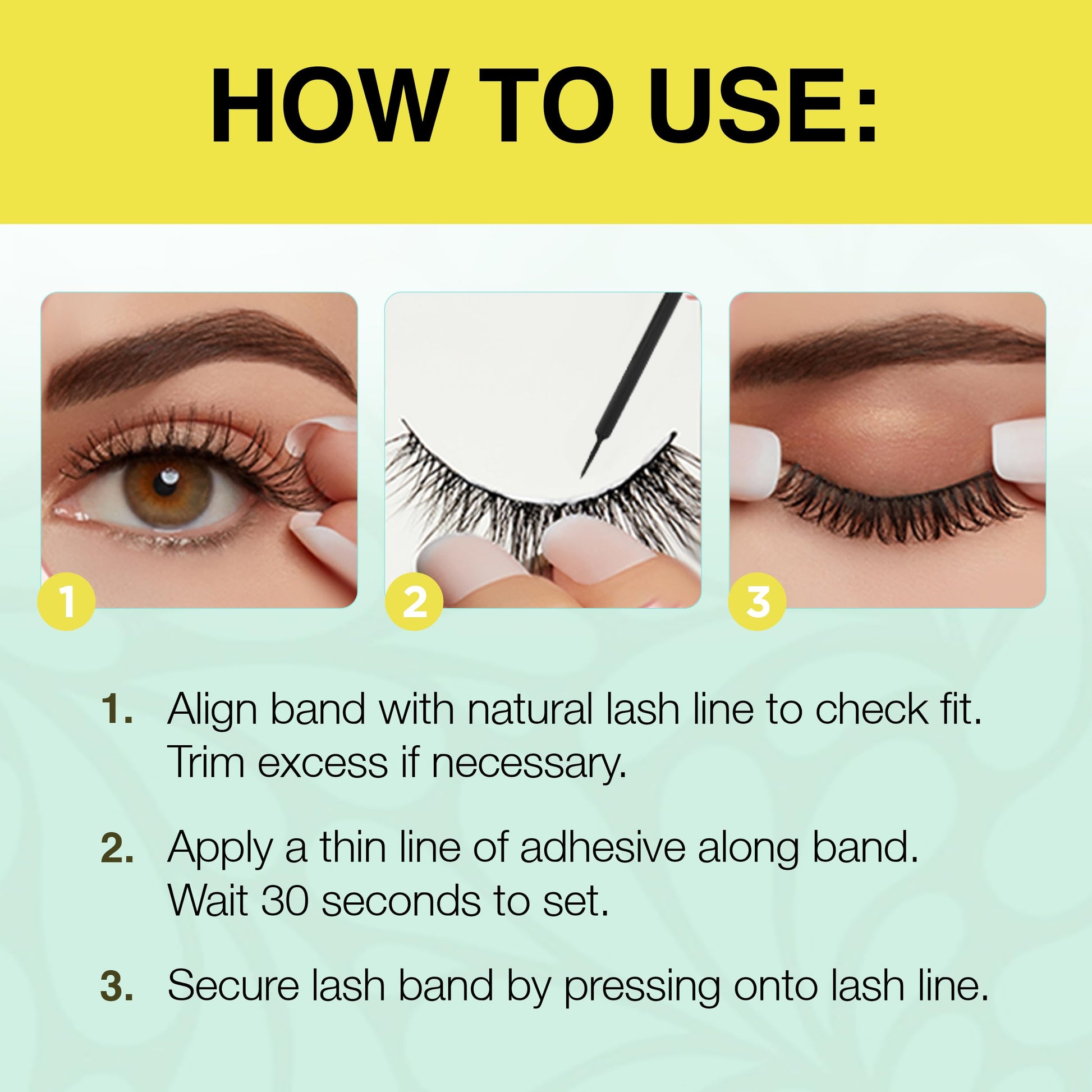 Light Gray Ardell Active Lash - Speedy, False Eyelashes, Water-Resistant, Lightweight, Strip Lashes, 4 Pairs, 1-Pack