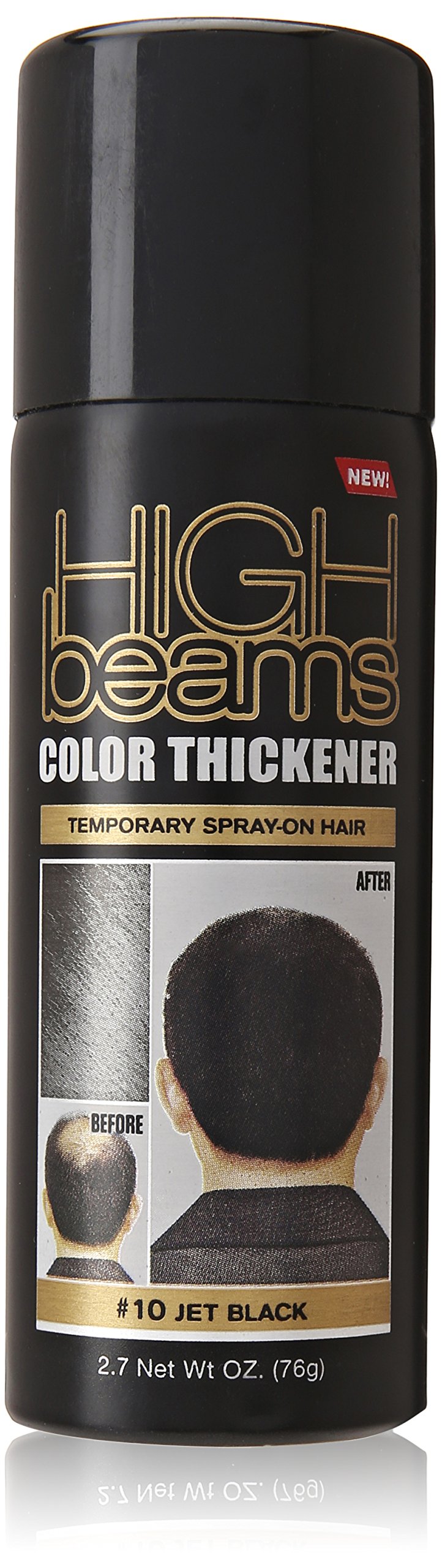 Dark Slate Gray Salon Grafix High Beams Color Thickener Temporary Spray - Jet Black for Unisex - 2.7 oz Hair Color