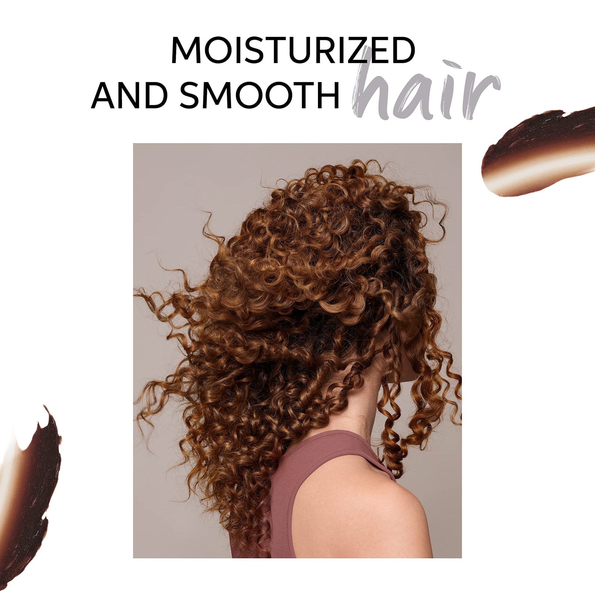White Smoke Wella Professionals Color Fresh Mask | Caramel Glaze | Natural Shade | Hair Color-Depositing Mask | Vegan Formula with Avocado Oil | Zero Damage | Silicone Free | 5 Fl Oz