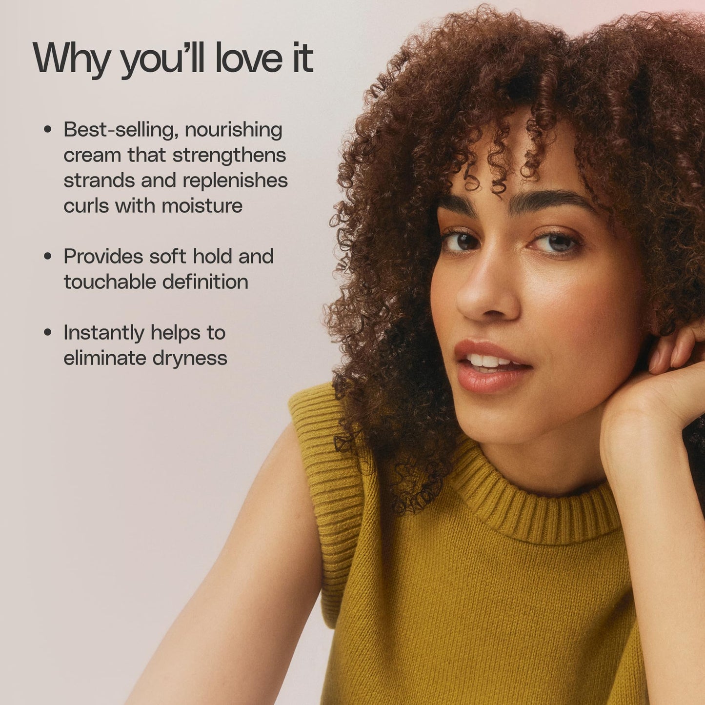 Light Gray Ouidad Curl Quencher Hydrafusion Intense Curl Cream - 5 oz, Curl Defining Styler for Touchable Curls, Flexible Hold Frizz Control Curly Hair Cream, Helps Eliminate Dryness, For Tight Curls