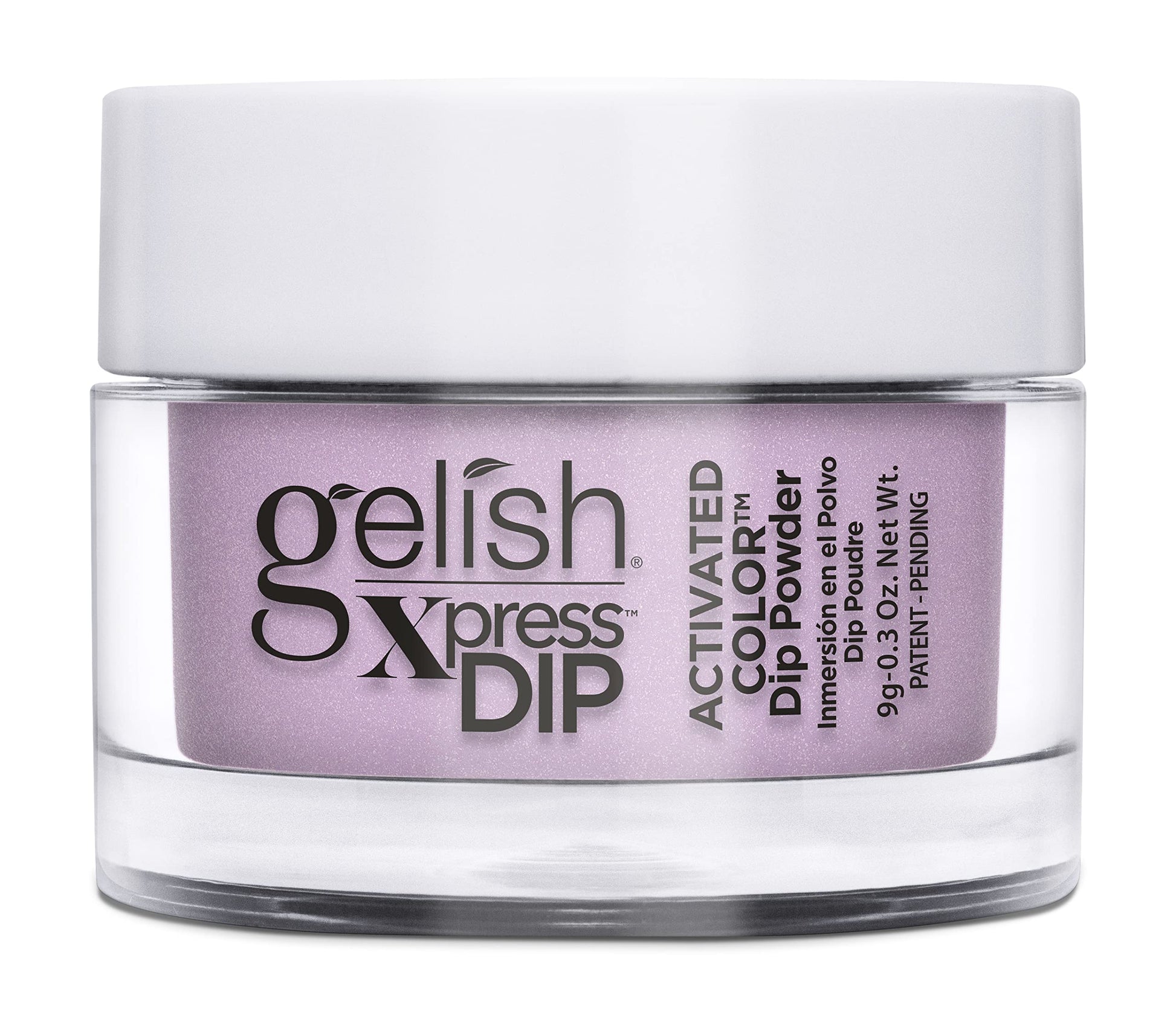 Lavender Gelish Xpress Dip Powder Collection (All The Queen's Bling) Nude Nail Dip Powder, Vibrant Color, Professional Quality, High Shine, Chip-Resistant, 0.3 ounce