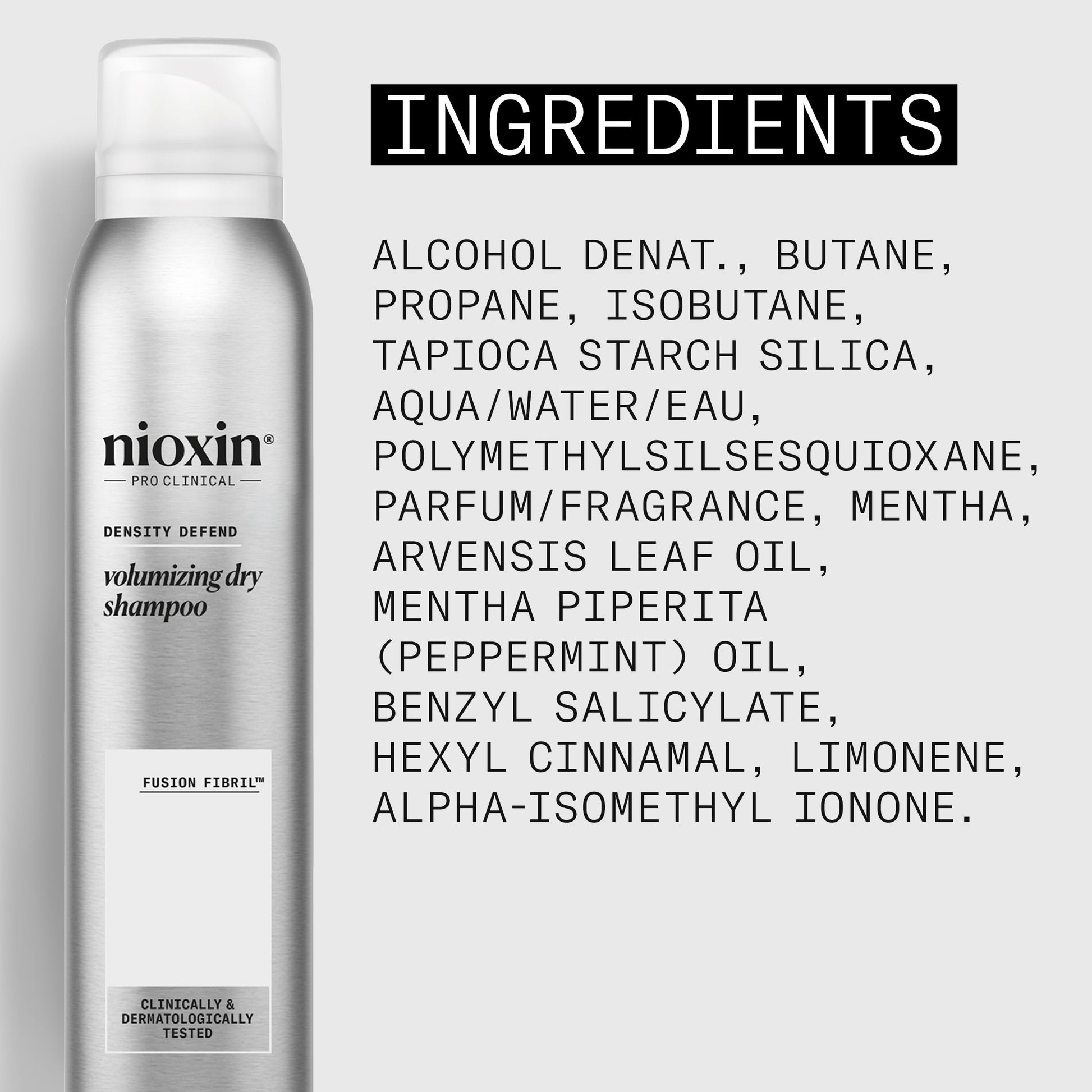 Lavender Nioxin Density Defend Volumizing Dry Shampoo for Fine Hair | Increases Hair Density | Instant Fullness | 4.2 Fl oz.
