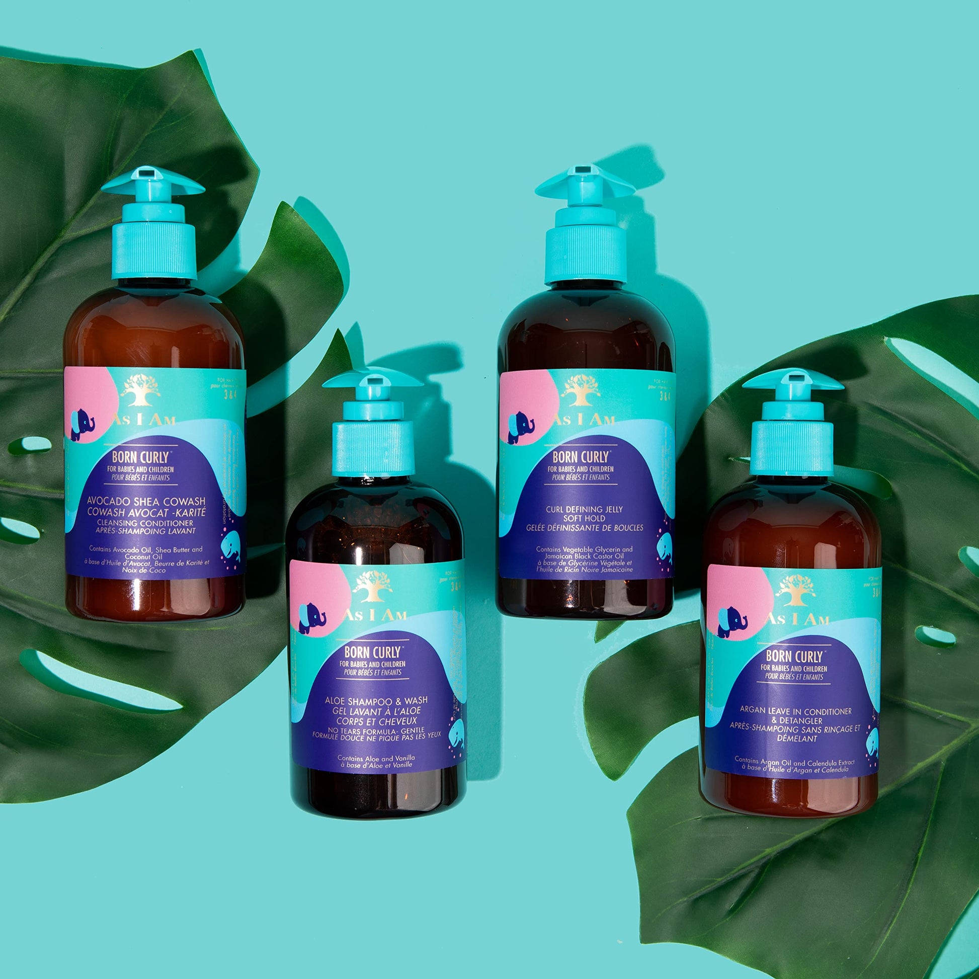 Sky Blue As I Am Born Curly Aloe Shampoo & Wash - 8 ounce - Tear Free - Cruelty-Free & Vegan