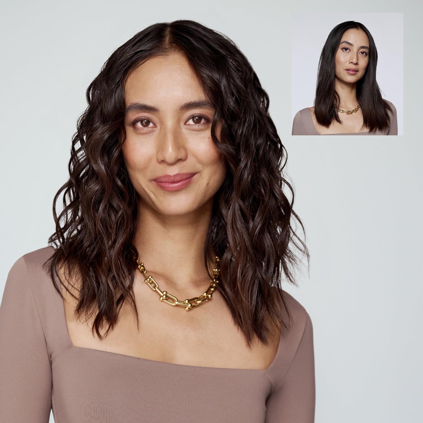 Light Gray T3 SinglePass Curl X Extra-Long Barrel 1", 1.25", 1.5" Curling Iron with 9 Heat Settings and Ceramic Barrel for Fast Styling and Lasting Results on All Hair Types