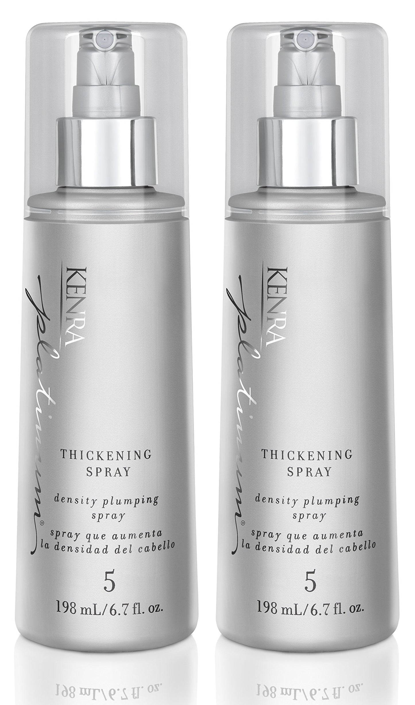Light Gray Kenra Professional Platinum Thickening Spray 5 | Volumizing Styler | All Hair Types | 6.7 fl. oz. (2-Pack)