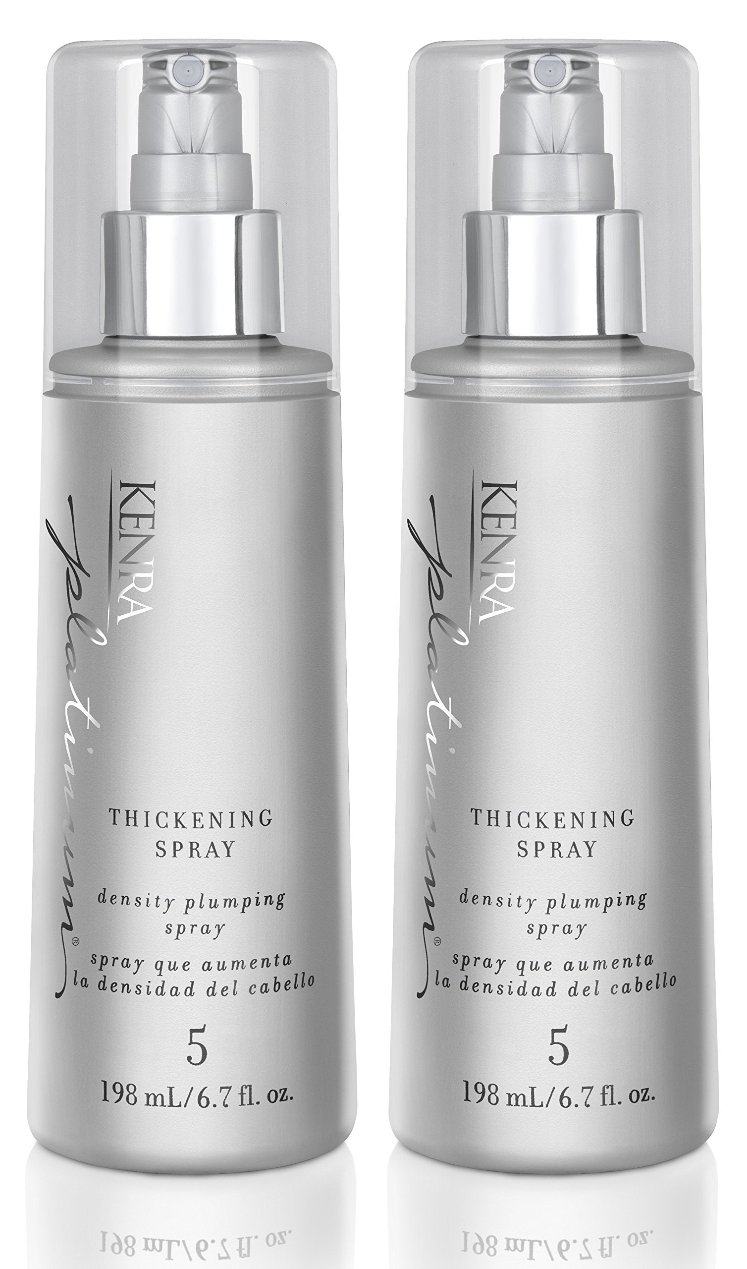 Light Gray Kenra Professional Platinum Thickening Spray 5 | Volumizing Styler | All Hair Types | 6.7 fl. oz. (2-Pack)