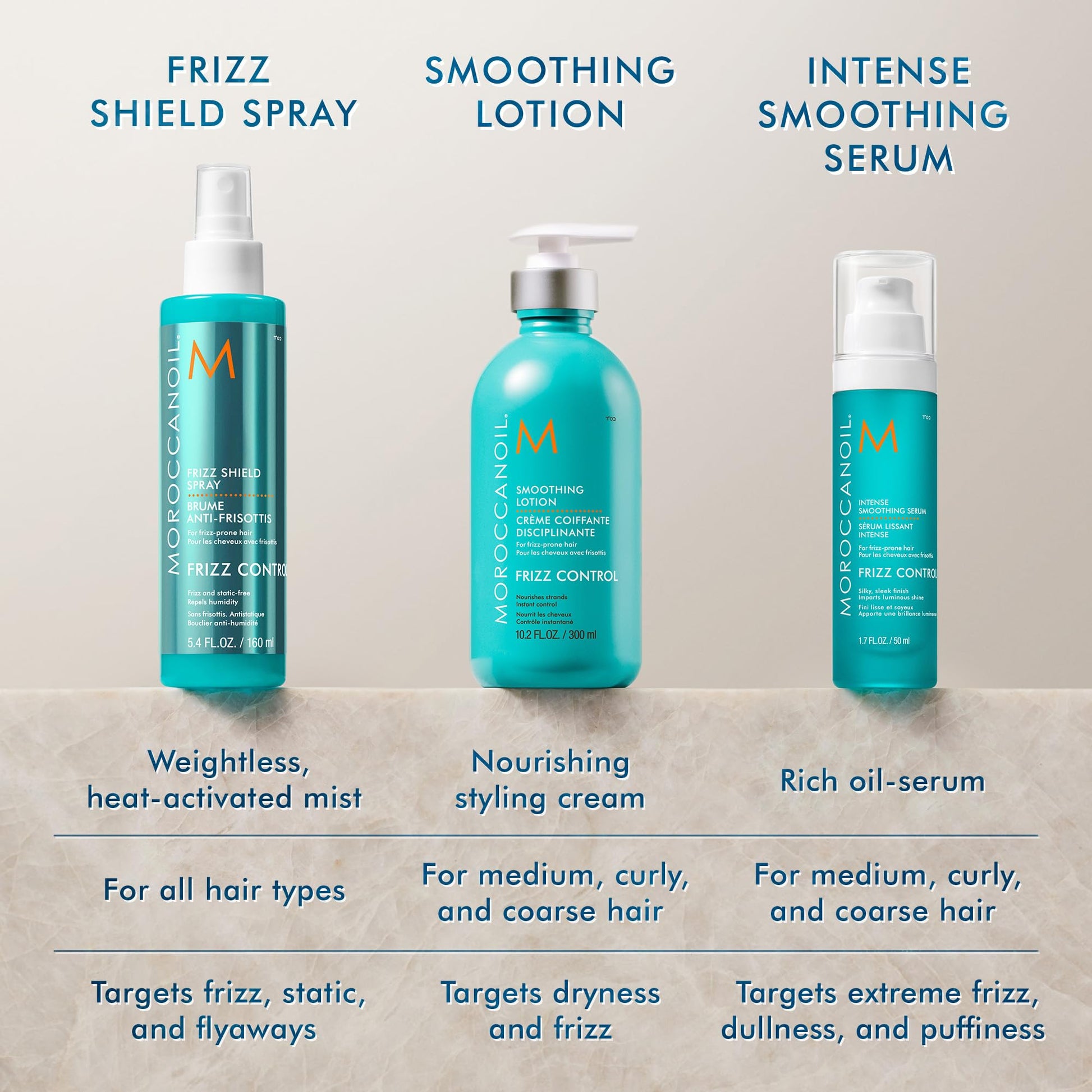 Gray Moroccanoil Frizz Shield Styling Spray, 5.4 Fl. Oz.
