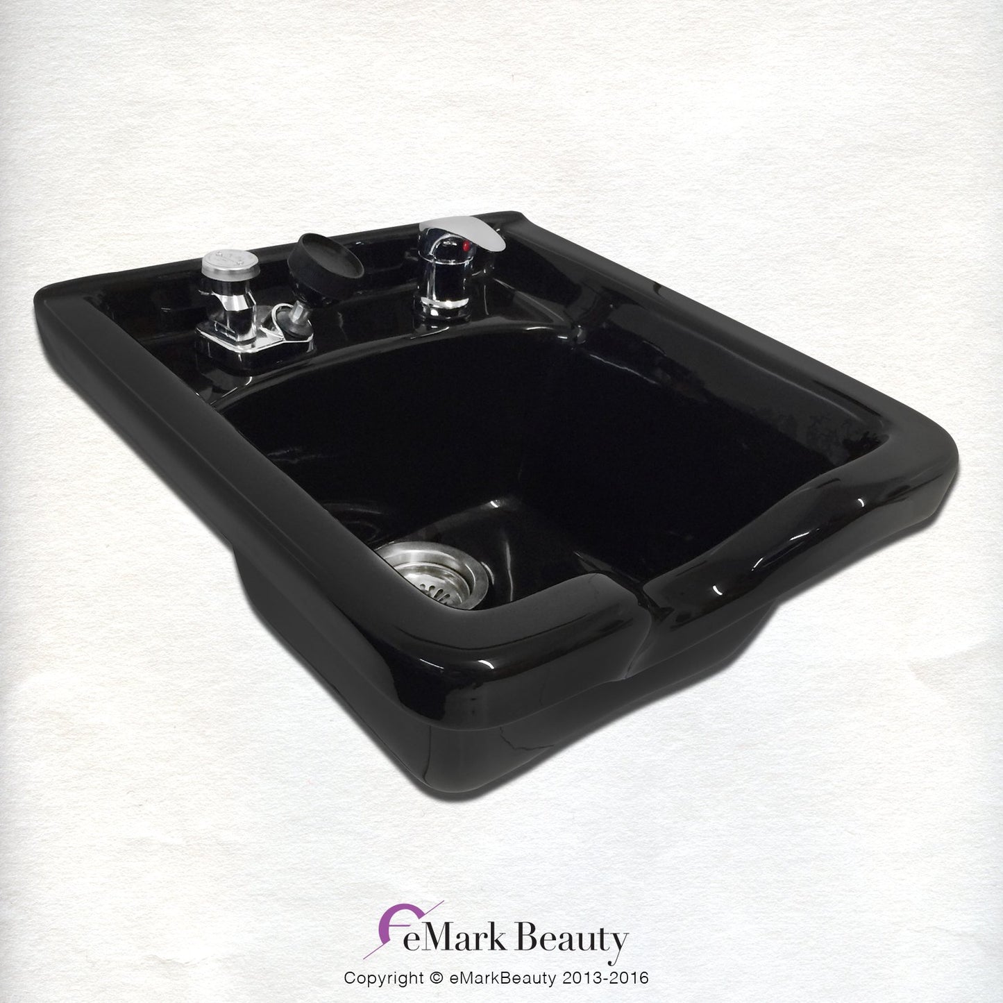 White Smoke Shampoo Bowl Black ABS Plastic Salon and Spa Hair Sink Beauty Salon Equipment TLC-B11